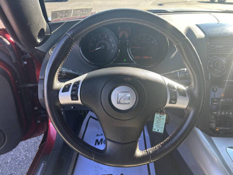 2009 Saturn SKY Ruby Red SE