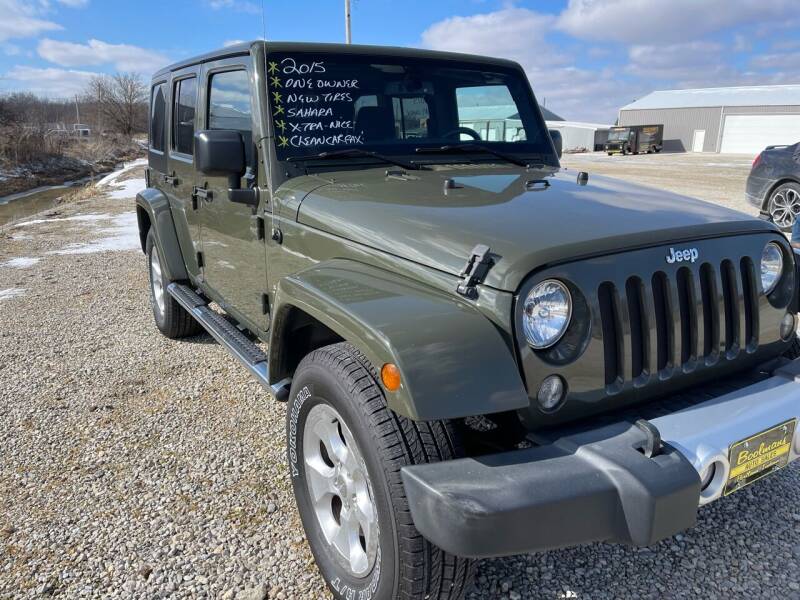 2015 Jeep Wrangler Unlimited for sale at Boolman's Auto Sales in Portland IN