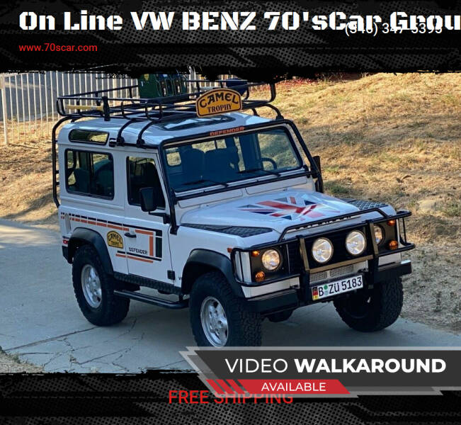 1997 Land Rover Defender for sale at Car Group       FREE SHIPPING in Riverside CA