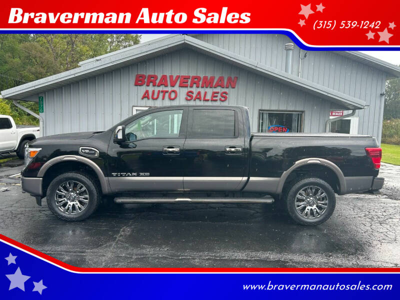 2018 Nissan Titan XD for sale at Braverman Auto Sales in Waterloo NY