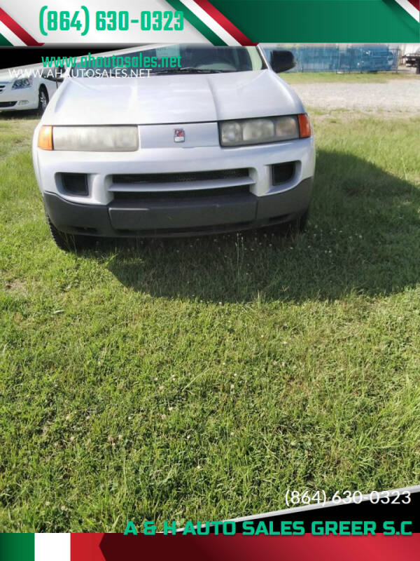 2003 Saturn Vue for sale at A & H Auto Sales Greer   S.C in Greer SC