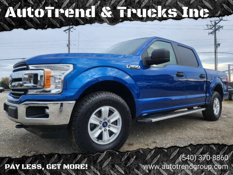 2018 Ford F-150 for sale at AutoTrend & Trucks Inc in Fredericksburg VA