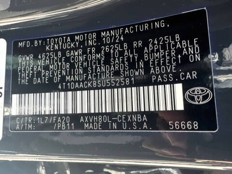 2025 Toyota Camry LE