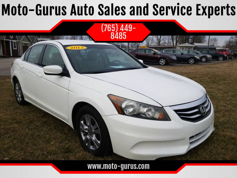 2012 Honda Accord for sale at Moto-Gurus Auto Sales and Service Experts in Lafayette IN