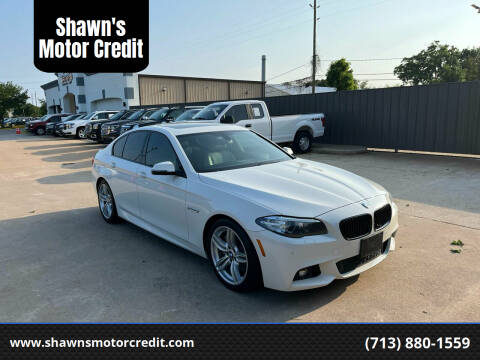 2015 BMW 5 Series for sale at Shawn's Motor Credit in Houston TX