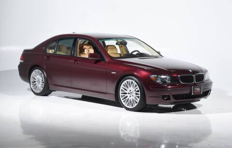 2007 BMW 7 Series for sale at Motorcar Classics in Farmingdale NY