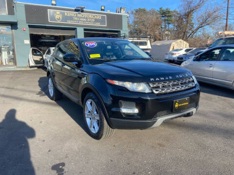 2015 Land Rover Range Rover Evoque for sale at King Motor Cars in Saugus MA
