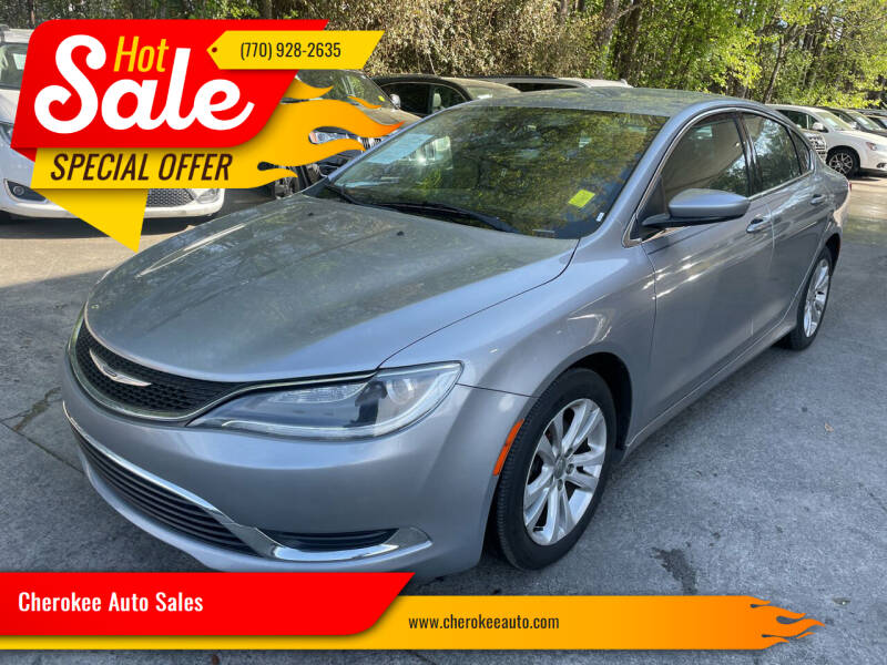 2015 Chrysler 200 for sale at Cherokee Auto Sales in Acworth GA