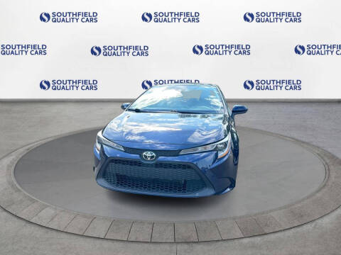 2021 Toyota Corolla for sale at SOUTHFIELD QUALITY CARS in Detroit MI