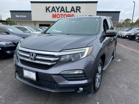 2016 Honda Pilot for sale at KAYALAR MOTORS in Houston TX