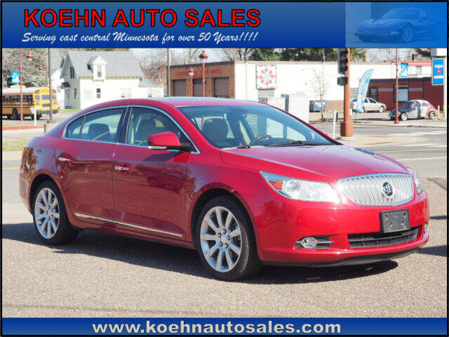 2012 Buick LaCrosse for sale at Koehn Auto Sales in Lindstrom MN