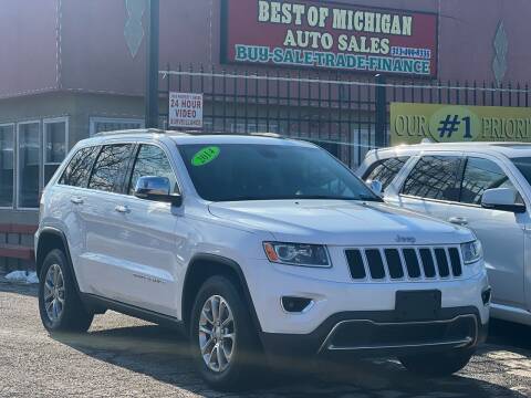 2014 Jeep Grand Cherokee for sale at Best of Michigan Auto Sales in Detroit MI