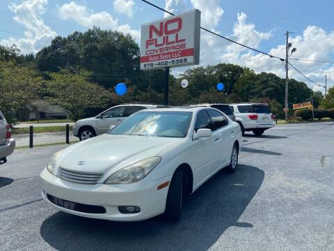 2004 Lexus ES 330 for sale at No Full Coverage Auto Sales in Austell GA