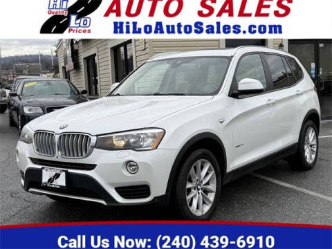 2017 BMW X3 for sale at Hi-Lo Auto Sales in Frederick MD