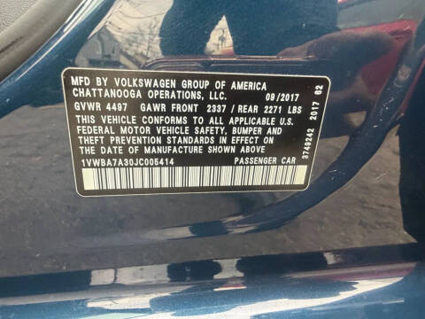 2018 Volkswagen Passat