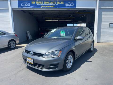 2015 Volkswagen Golf for sale at My Three Sons Auto Sales in Sacramento CA