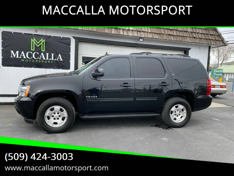 2012 Chevrolet Tahoe for sale at MACCALLA MOTORSPORT in Yakima WA