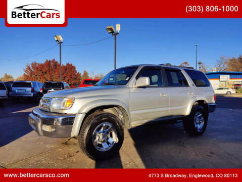 2000 Toyota 4Runner for sale at Better Cars in Englewood CO