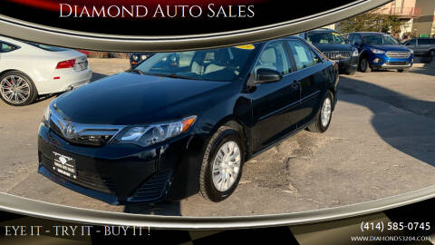 2013 Toyota Camry for sale at DIAMOND AUTO SALES LLC in Milwaukee WI
