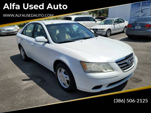 2010 Hyundai Sonata for sale at Alfa Used Auto in Holly Hill FL