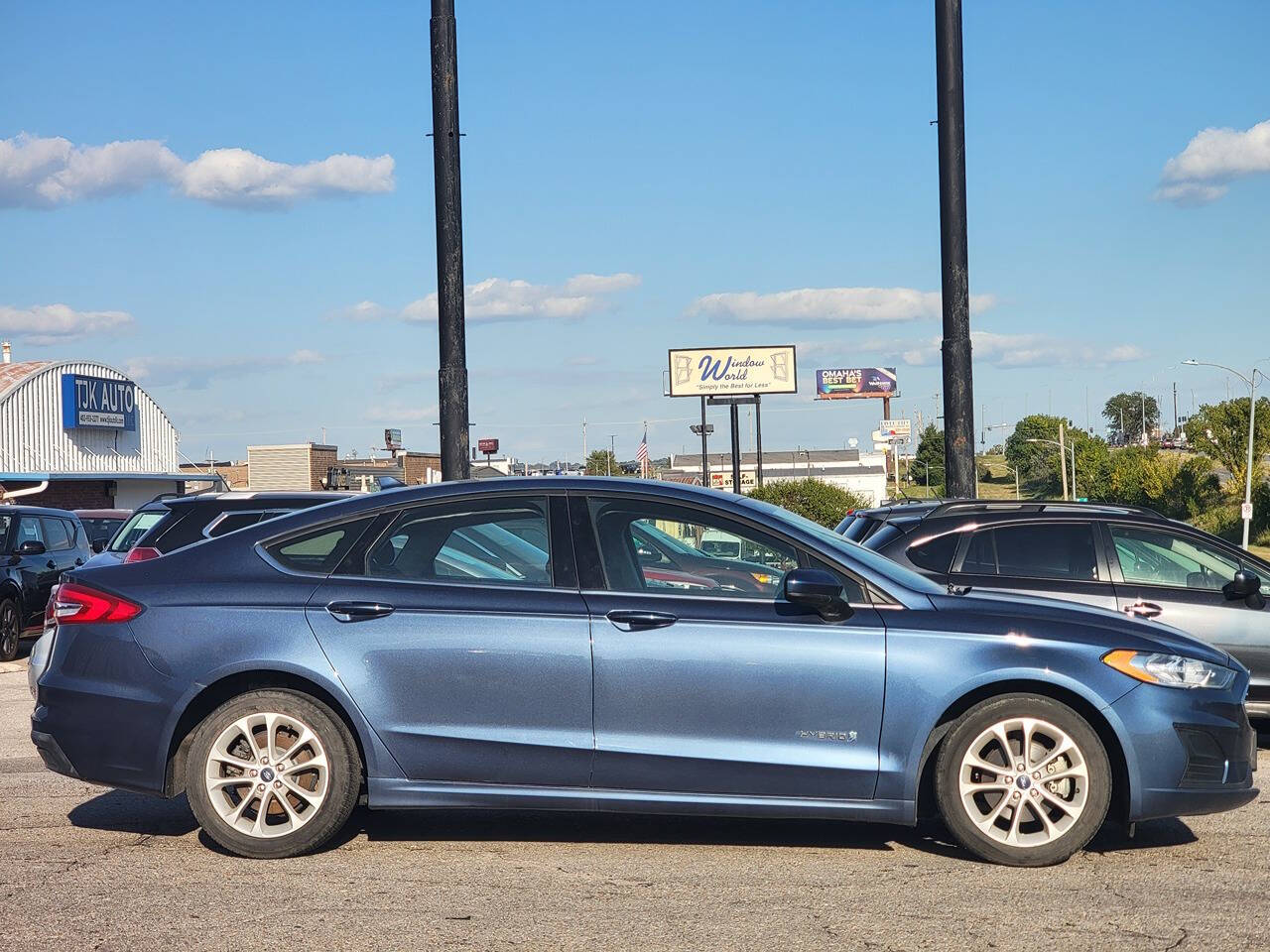 2019 Ford Fusion Hybrid for sale at Optimus Auto in Omaha, NE