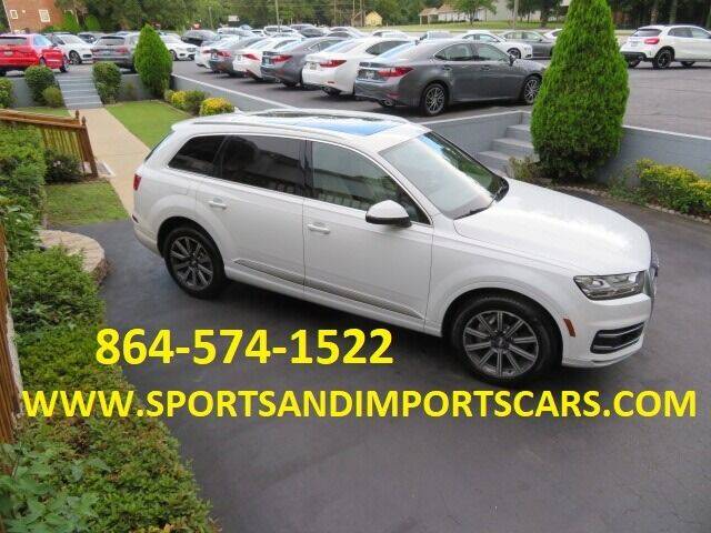 2017 Audi Q7 for sale at Sports & Imports INC in Spartanburg SC