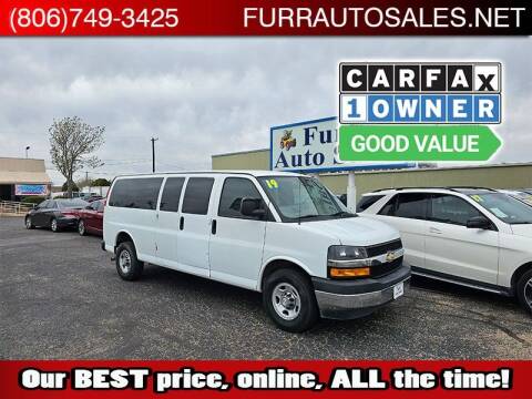 2019 Chevrolet Express for sale at FURR AUTO SALES in Lubbock TX