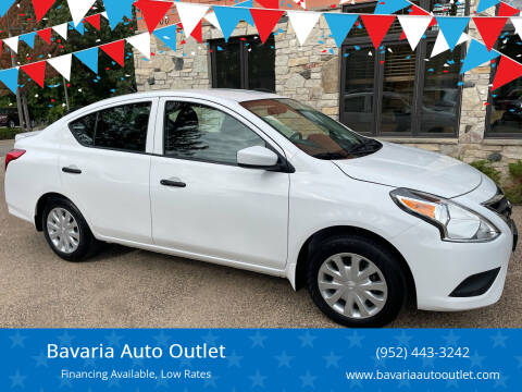 2019 Nissan Versa for sale at Bavaria Auto Outlet in Victoria MN