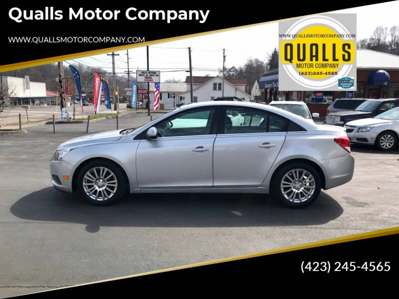 2012 Chevrolet Cruze for sale at Qualls Motor Company in Kingsport TN