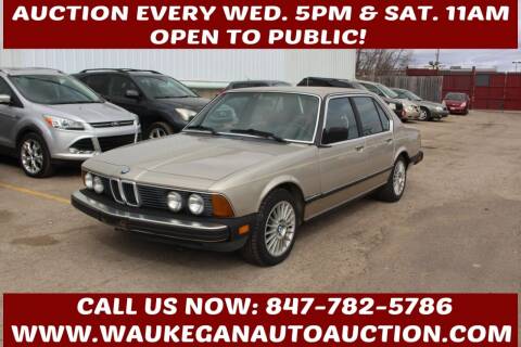 1986 BMW 7 Series for sale at Waukegan Auto Auction in Waukegan IL