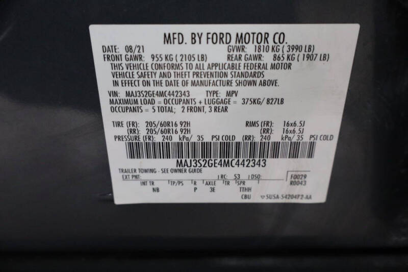 2021 Ford EcoSport SE