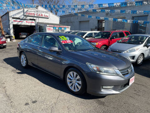 2013 Honda Accord for sale at Riverside Wholesalers 2 in Paterson NJ