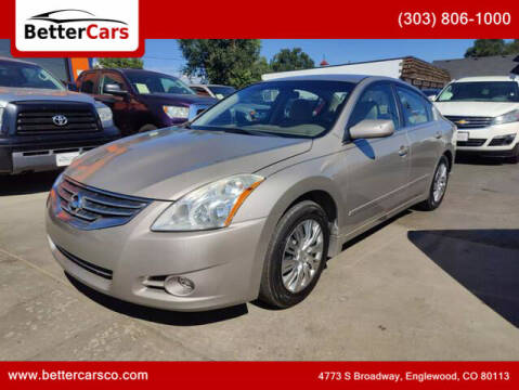 2012 Nissan Altima for sale at Better Cars in Englewood CO