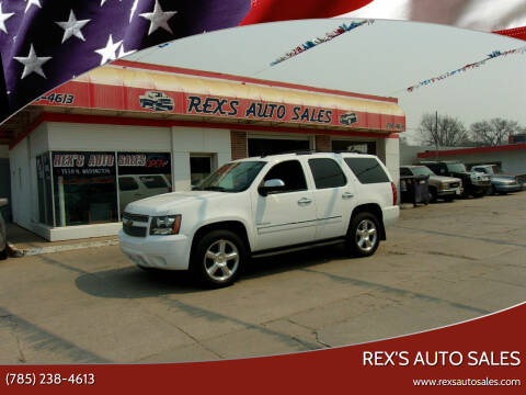2013 Chevrolet Tahoe for sale at Rex's Auto Sales in Junction City KS