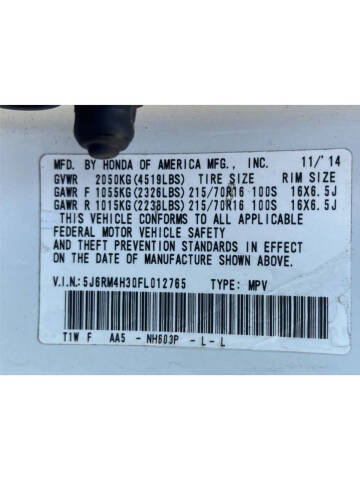 2015 Honda CR-V LX