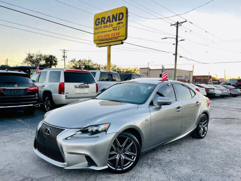 2015 Lexus IS 250 for sale at Grand Auto Sales in Tampa FL