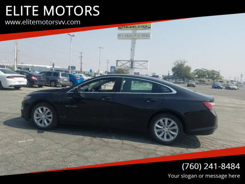 2020 Chevrolet Malibu for sale at ELITE MOTORS in Victorville CA