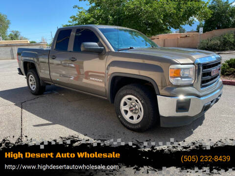 2014 GMC Sierra 1500 for sale at High Desert Auto Wholesale in Albuquerque NM