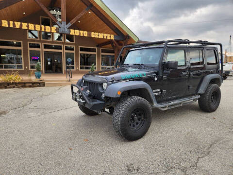 2017 Jeep Wrangler Unlimited for sale at RIVERSIDE AUTO CENTER in Bonners Ferry ID