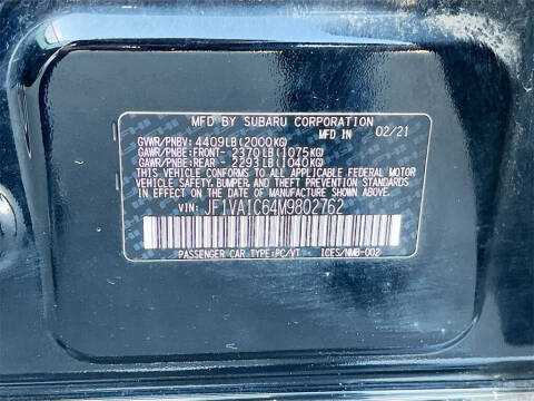 2021 Subaru WRX Premium