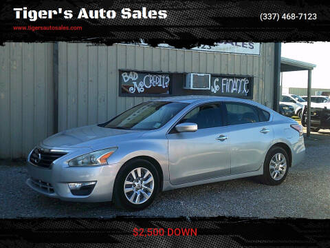 2014 Nissan Altima for sale at Tiger's Auto Sales in Mamou LA