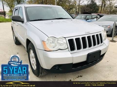 2010 Jeep Grand Cherokee for sale at LUXURY UNLIMITED AUTO SALES in San Antonio TX