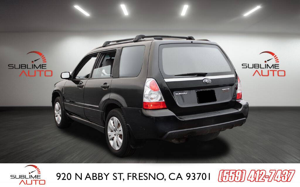 2008 Subaru Forester for sale at SUBLIME AUTO in Fresno, CA