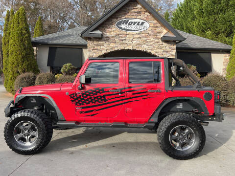 2013 Jeep Wrangler Unlimited for sale at Hoyle Auto Sales in Taylorsville NC