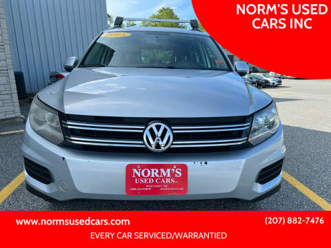 2015 Volkswagen Tiguan for sale at NORM'S USED CARS INC in Wiscasset ME
