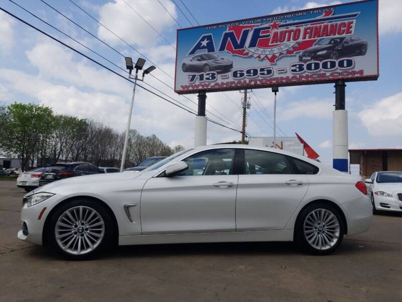 2015 BMW 4 Series for sale at ANF AUTO FINANCE in Houston TX