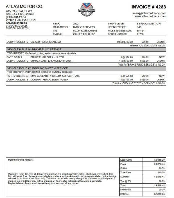 2020 BMW X3 sDrive30i