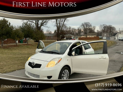 2007 Toyota Yaris for sale at First Line Motors in Brownsburg IN