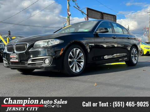 2016 BMW 5 Series for sale at CHAMPION AUTO SALES OF JERSEY CITY in Jersey City NJ
