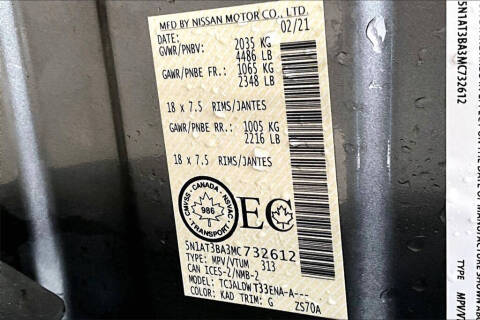 2021 Nissan Rogue SV